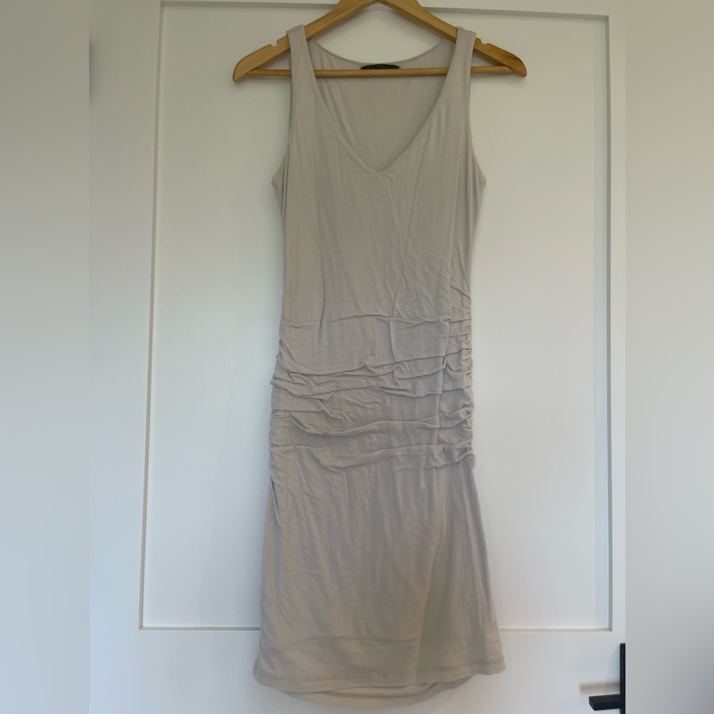 Velvet by Graham & Spencer, dove colored dress